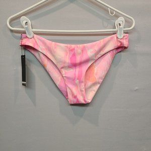 Vaya Island Bikini Bottom Pink Marbled Womens Medium NWT New
